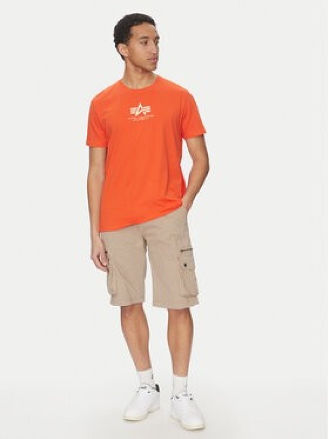 Alpha Industries Szorty materiałowe 136250 Beżowy Regular Fit