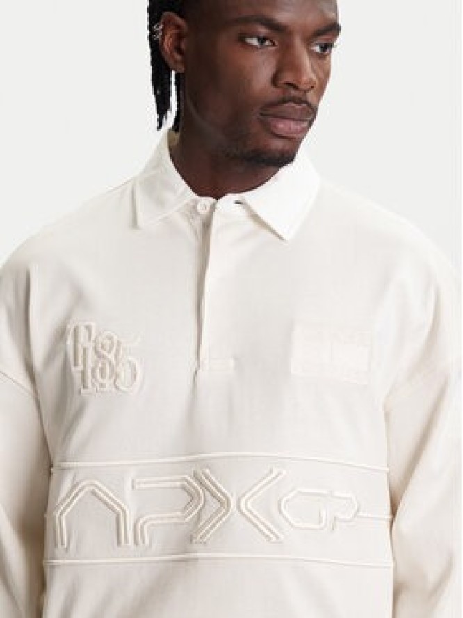 Tommy Hilfiger Bluza F1 Movie Rugby MW0MW41388 Beżowy Regular Fit