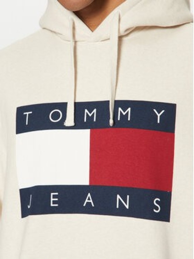 Tommy Jeans Bluza Flag DM0DM21174 Beżowy Regular Fit