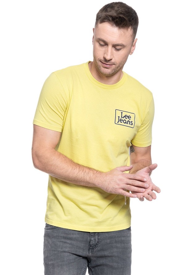 MĘSKI T-SHIRT LEE LEE JEANS TEE SUNBURST REGULAR FIT L65LFENN 112116081
