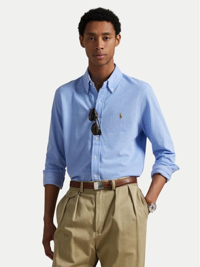 Polo Ralph Lauren Koszula 710979488001 Błękitny Regular Fit