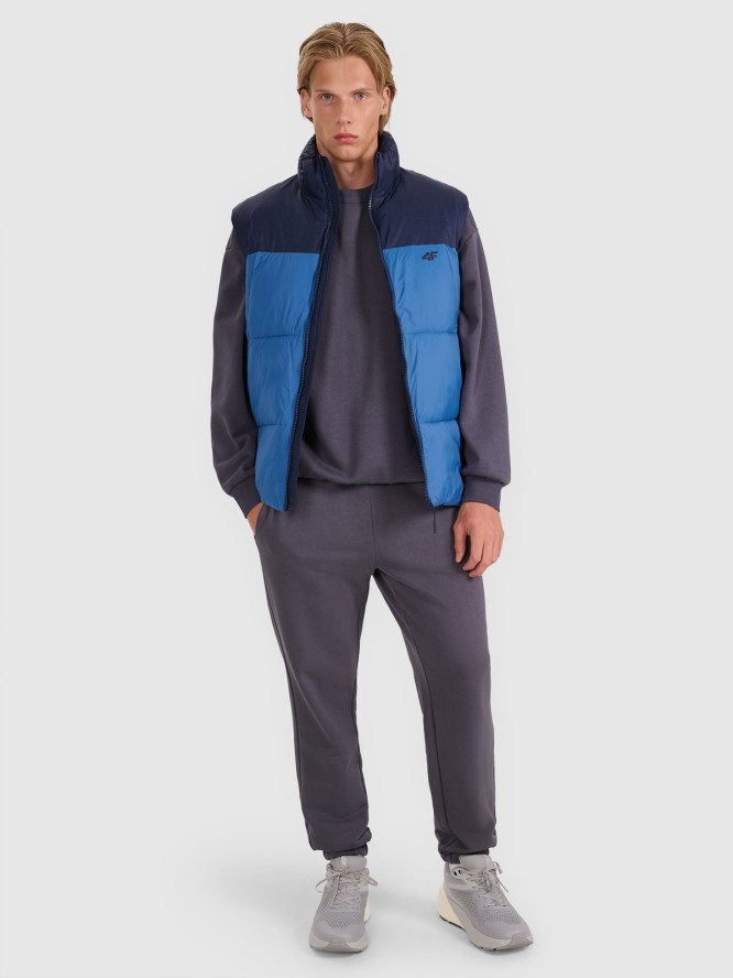 4F Bezrękawnik puchowy z wypełnieniem syntetycznym męski - granatowy M