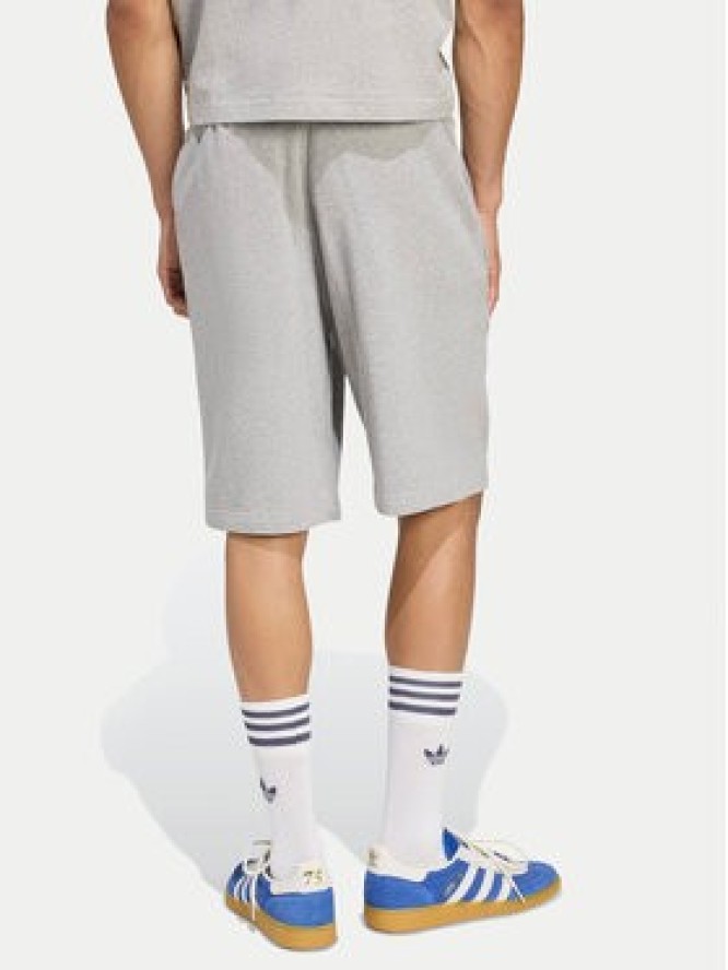 adidas Szorty sportowe Essentials Trefoil JW8624 Szary Regular Fit