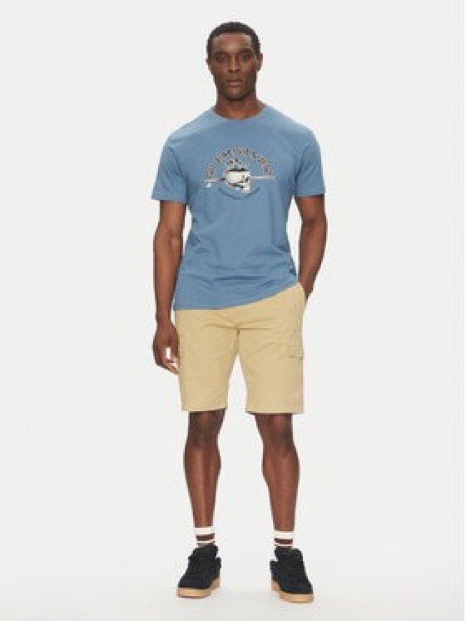 Quiksilver T-Shirt EQYZT08056 Niebieski Regular Fit