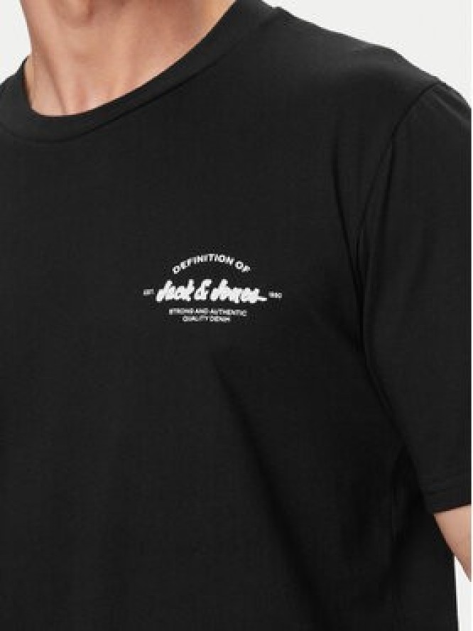 Jack & Jones Komplet t-shirt i spodenki Brandon 12298184 Czarny Regular Fit
