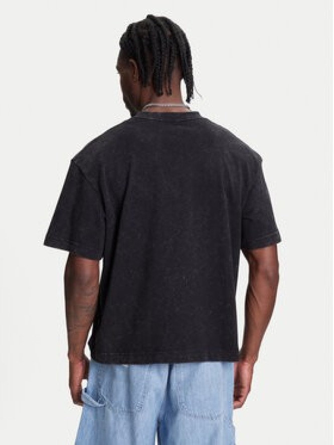 Jack & Jones T-Shirt Retreat 12277886 Czarny Oversize