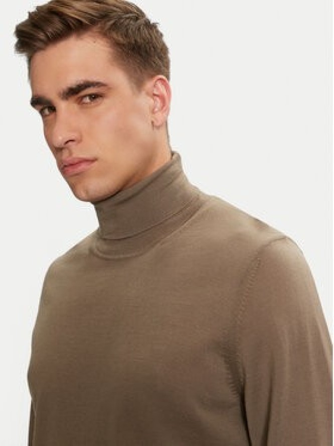 BOSS Golf Musso-P 50468262 Brązowy Slim Fit