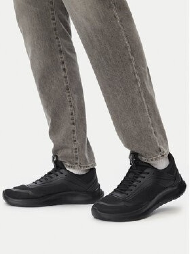 Calvin Klein Sneakersy Light Eva Run Lace Sock Mm HM0HM02164 Czarny