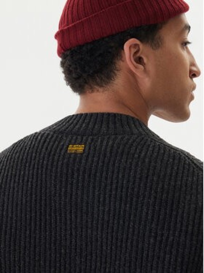 G-Star Raw Sweter Essential D23731-E212 Szary Regular Fit