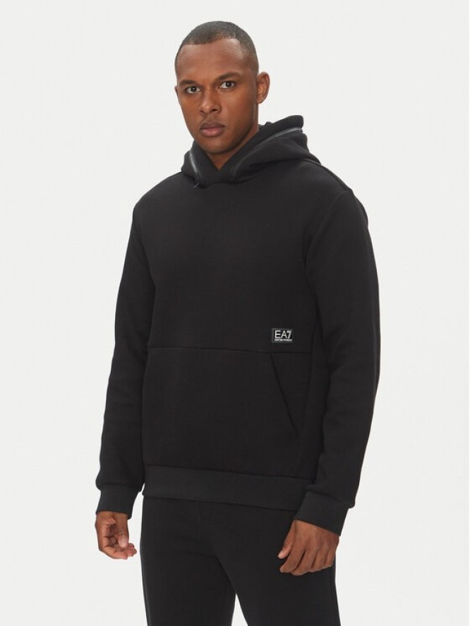EA7 Emporio Armani Bluza 7M000141 AF13538 UC001 Czarny Regular Fit