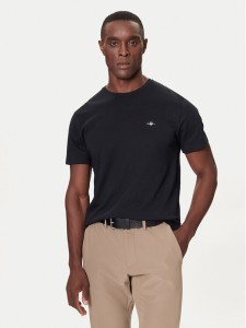 Gant T-Shirt 2004080 Czarny Regular Fit