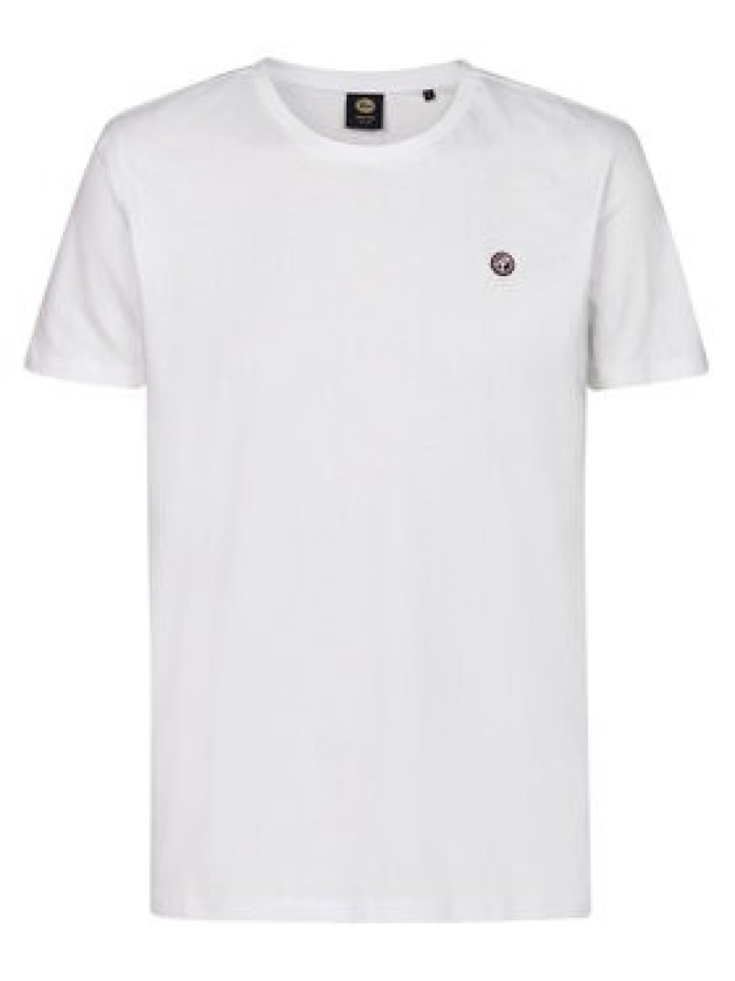 Petrol Industries T-Shirt M-ROS-TSR002 Biały Regular Fit