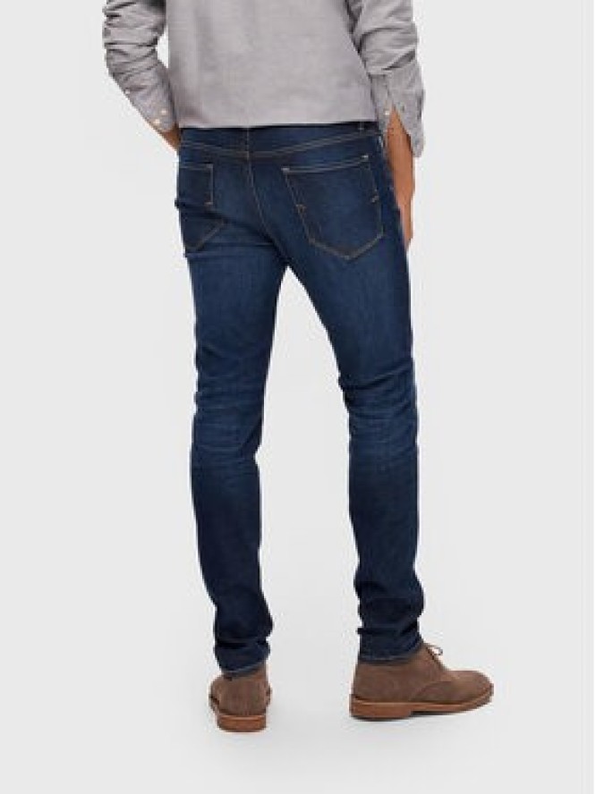 Selected Homme Jeansy Leon 16088264 Granatowy Slim Fit