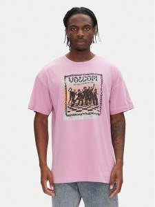 Volcom T-Shirt Filip Rygalski A4312506 Różowy Loose Fit