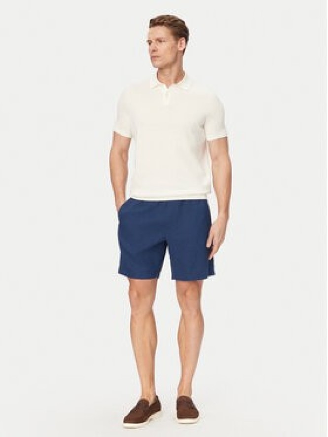 Tommy Hilfiger Szorty materiałowe Dover MW0MW44357 Niebieski Regular Fit