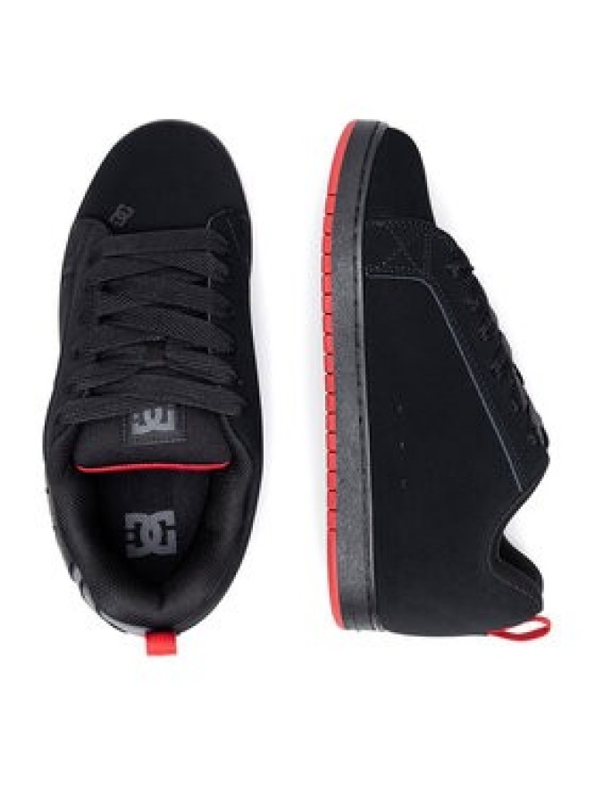 DC Shoes Sneakersy COURT GRAFFIK SQ ADYS100442-BYR Czarny