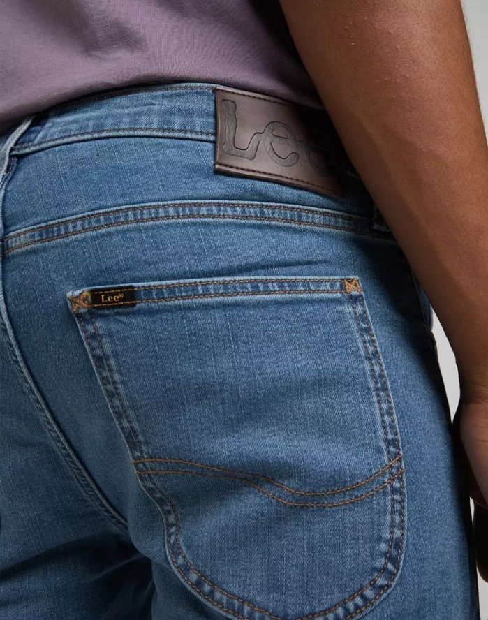 LEE LUKE MĘSKIE SPODNIE JEANSOWE LIGHT WORN L719CAVY 112319915