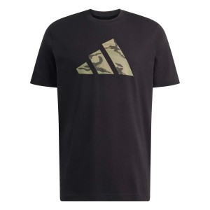 T-shirty adidas Camo Three Bar Logo