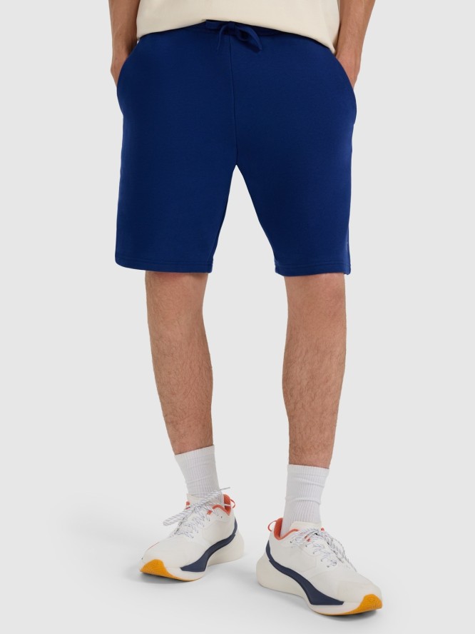 4F Spodenki dresowe regular męskie - granatowe XL