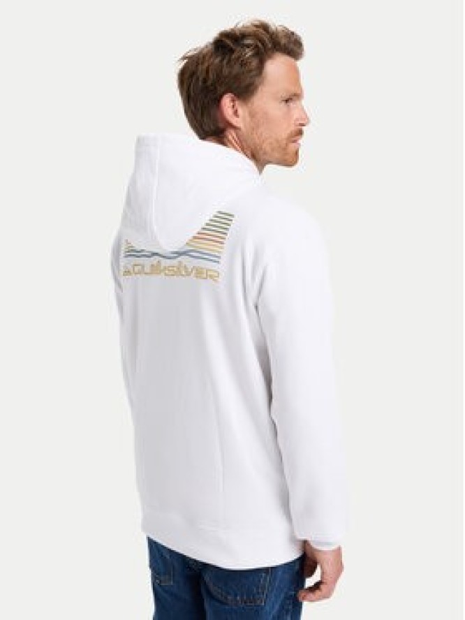 Quiksilver Bluza Light Waves EQYFT05168 Biały Regular Fit