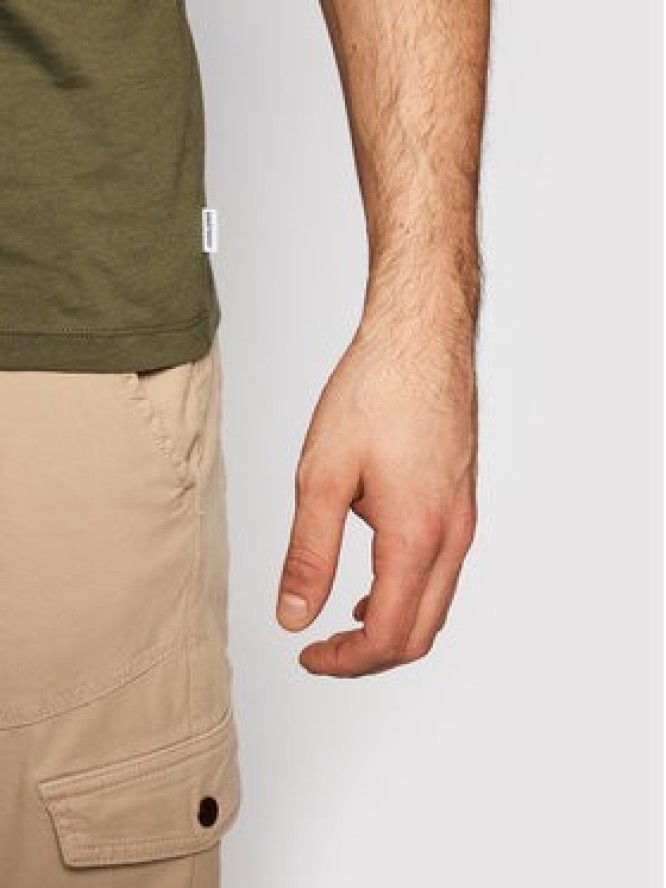 Jack & Jones T-Shirt Orrganic Basic 12156101 Zielony Slim Fit
