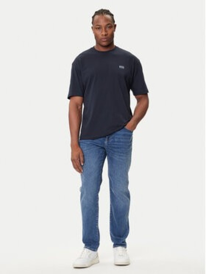 BOSS T-Shirt Te_Move 50547087 Granatowy Relaxed Fit