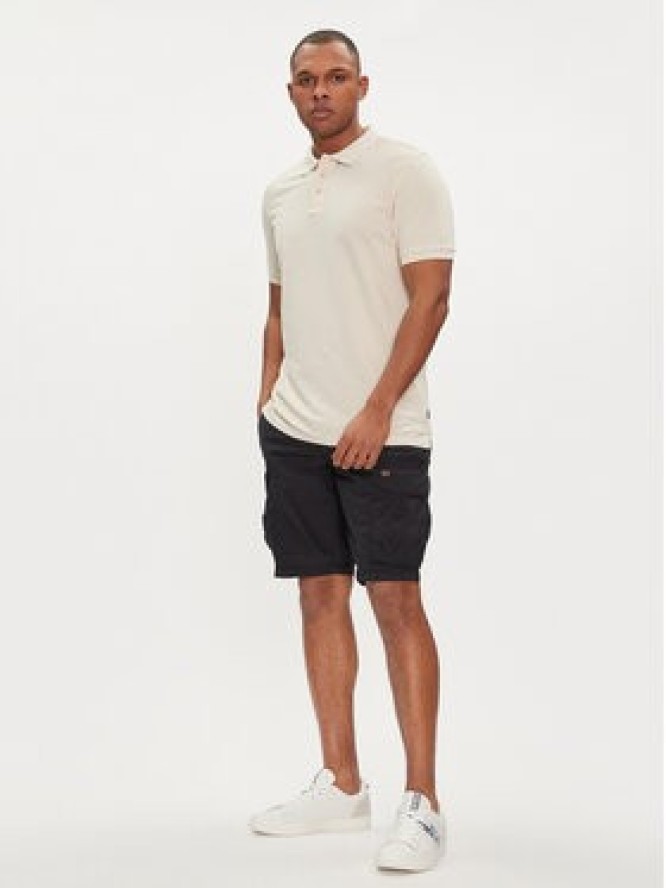 Napapijri Szorty materiałowe Noto 2.0 NP0A4HOQ Czarny Regular Fit