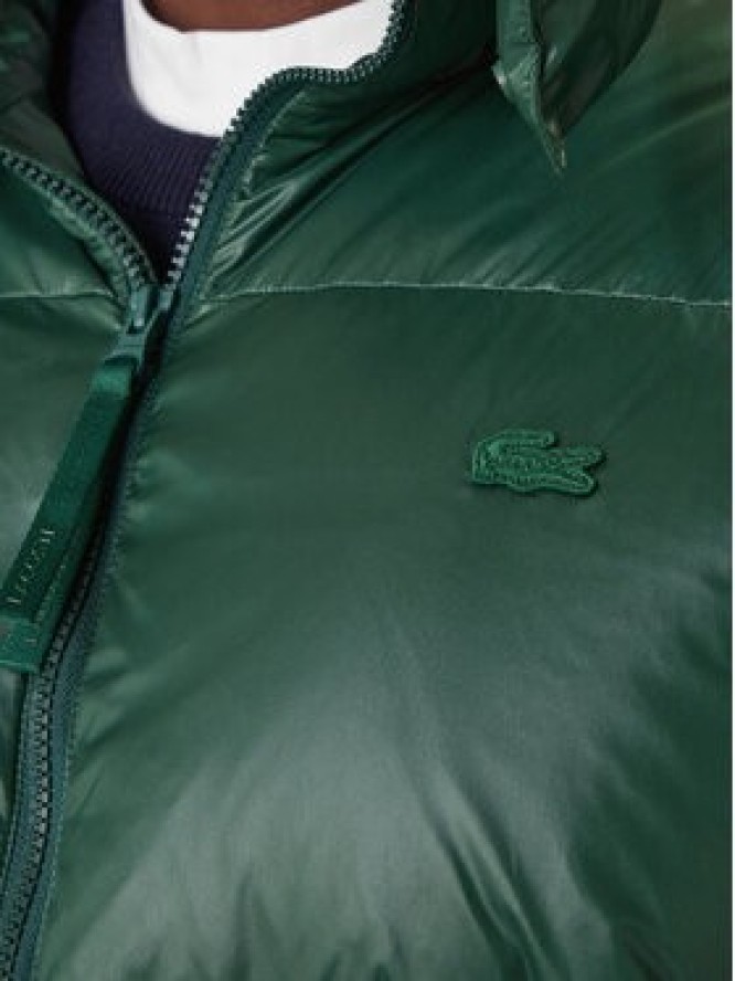 Lacoste Kurtka puchowa BH5096 Zielony Regular Fit