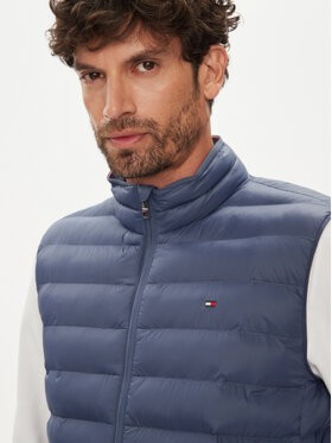 Tommy Hilfiger Kamizelka MW0MW37677 Niebieski Regular Fit