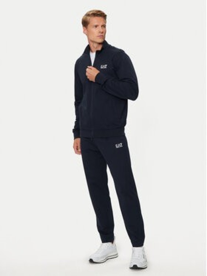 EA7 Emporio Armani Spodnie dresowe 8NPP65 PJVRZ 1562 Granatowy Regular Fit