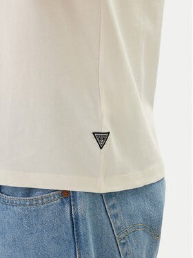Guess T-Shirt M6GI33 K3310 Écru Regular Fit