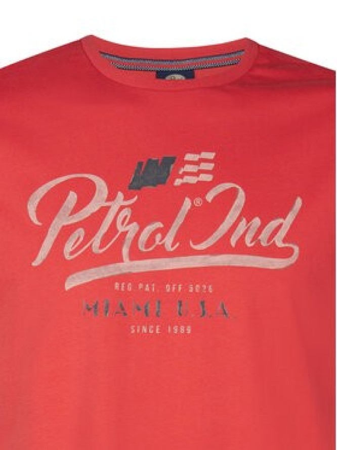 Petrol Industries T-Shirt M-1050-TSR600 Czerwony Regular Fit