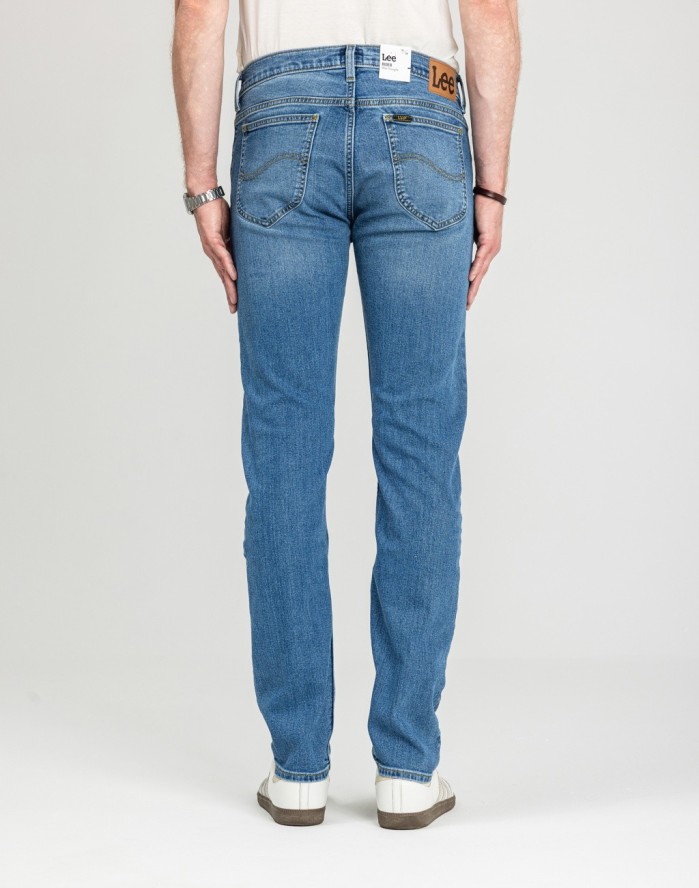 MĘSKIE SPODNIE LEE RIDER RUGGED BLUES 112378736
