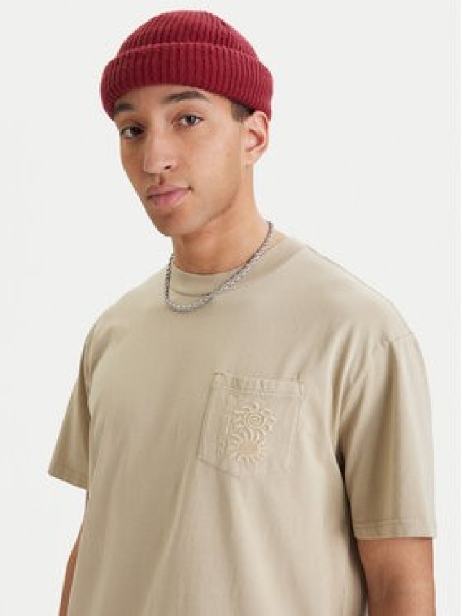 Quiksilver T-Shirt Oxni EQYKT04413 Beżowy Comfort Fit