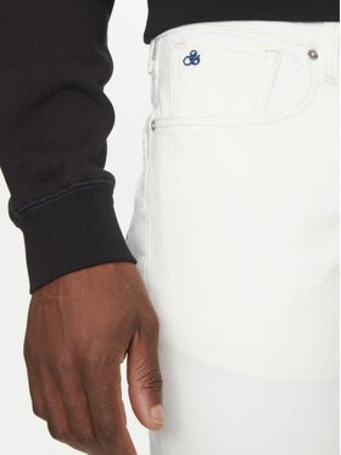 Scotch & Soda Jeansy 178933 Biały Slim Fit