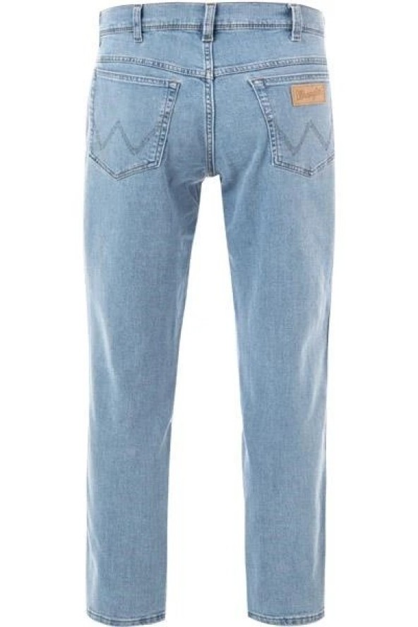 WRANGLER TEXAS SLIM MĘSKIE SPODNIE JEANSOWE JEANS STARLITE W12SYJZ86 112331141