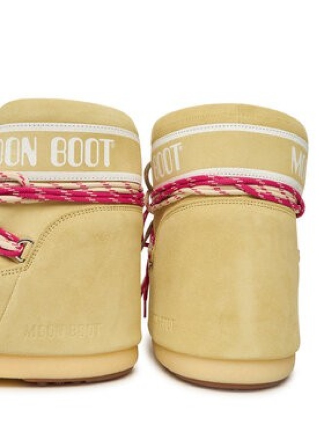 Moon Boot Śniegowce Mb Icon Low Suede Laces 80D1409670 Żółty