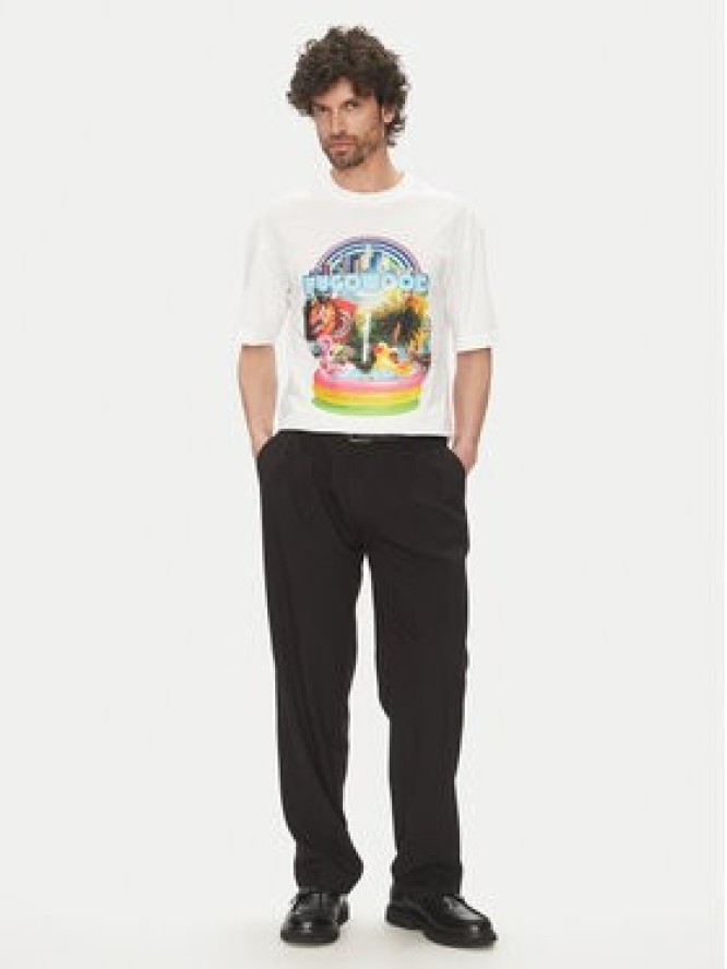 HUGO T-Shirt Duwood 50538512 Biały Relaxed Fit