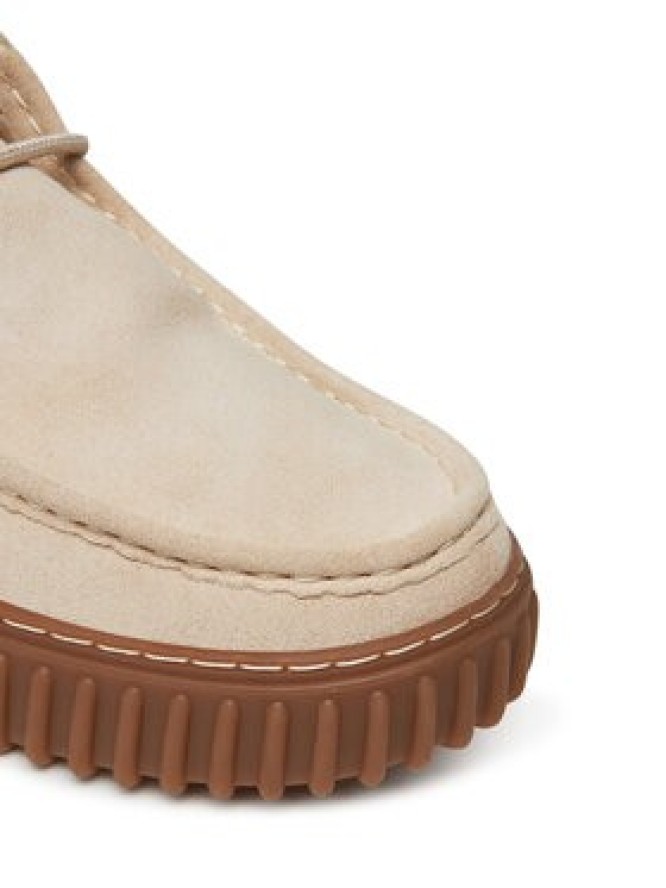 Clarks Półbuty Torhill Low 26180906 Écru
