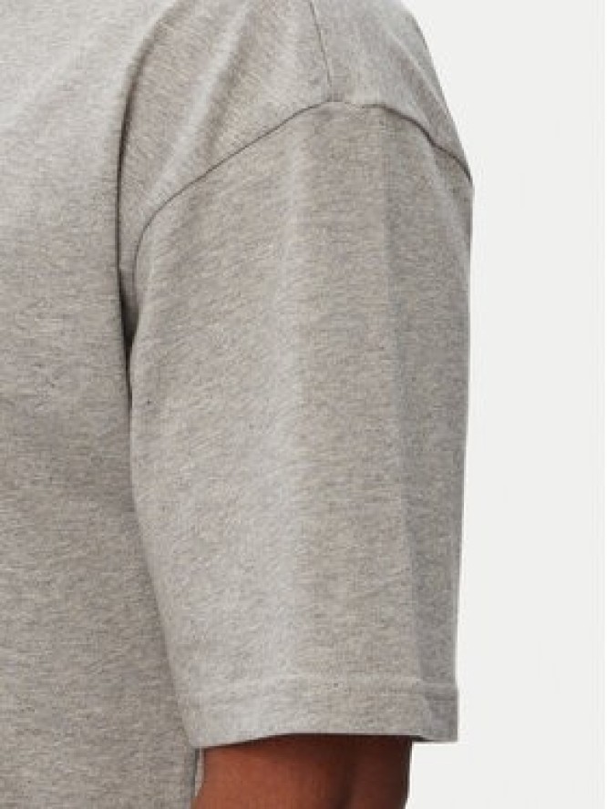 adidas T-Shirt Trefoil Essentials IA7533 Szary jasny Regular Fit