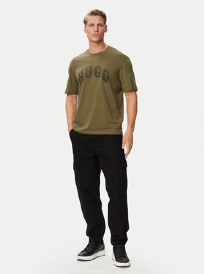HUGO T-Shirt Nerpient 50566041 Khaki Regular Fit