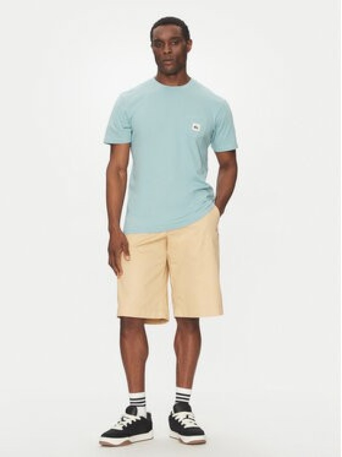 Quiksilver T-Shirt EQYZT08062 Błękitny Regular Fit