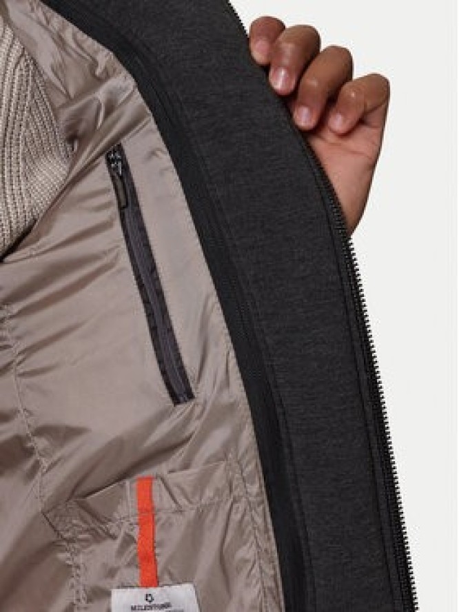 Milestone Kurtka skórzana Alonso 5310196 0715 Czarny Regular Fit