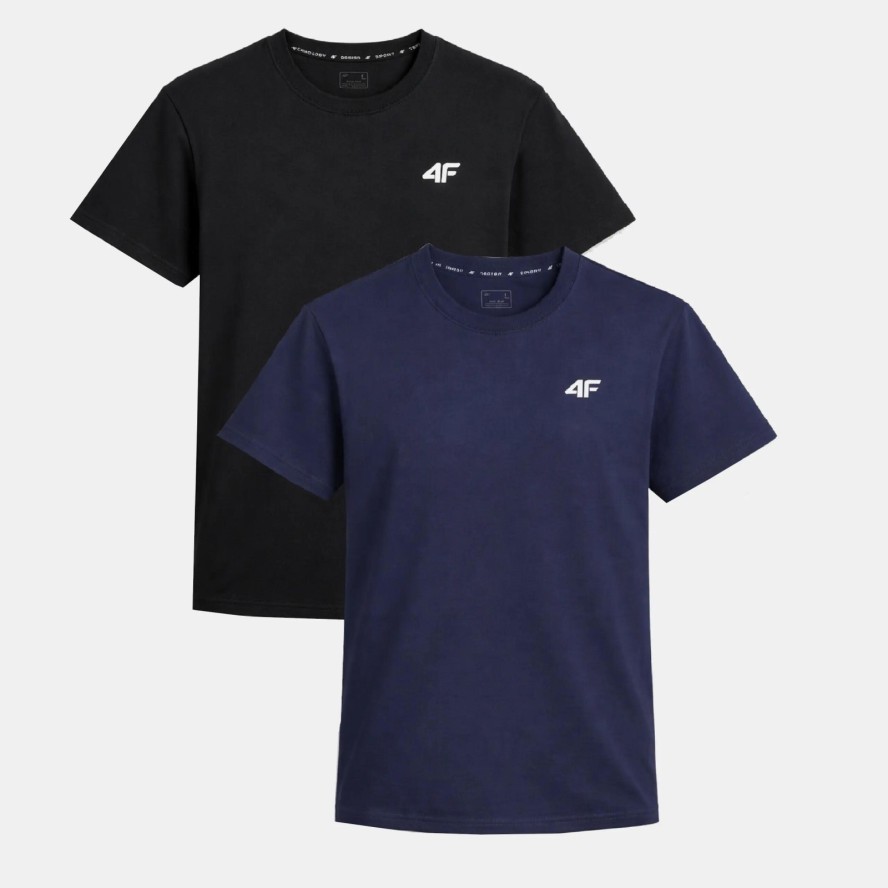 T-SHIRT MĘSKI 4F KOSZULKA ZESTAW KOMPLET 2 SZTUKI L TTSHM3341