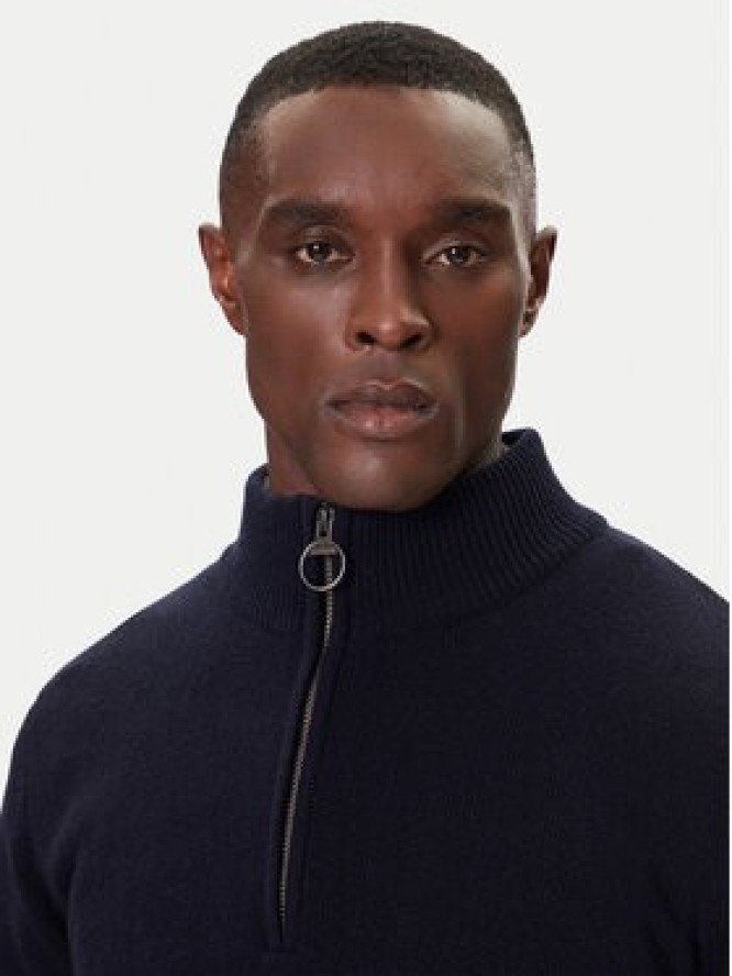 Barbour Sweter Holden MKN0837NY91 Granatowy Regular Fit