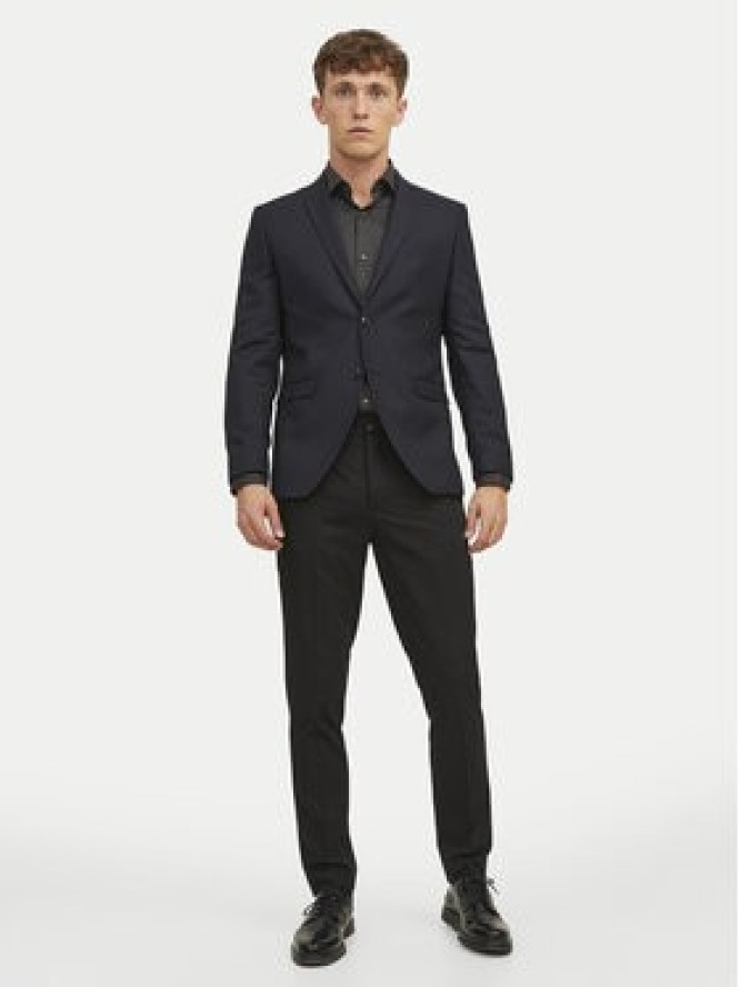 Jack & Jones Marynarka Solaris 12141107 Czarny Slim Fit