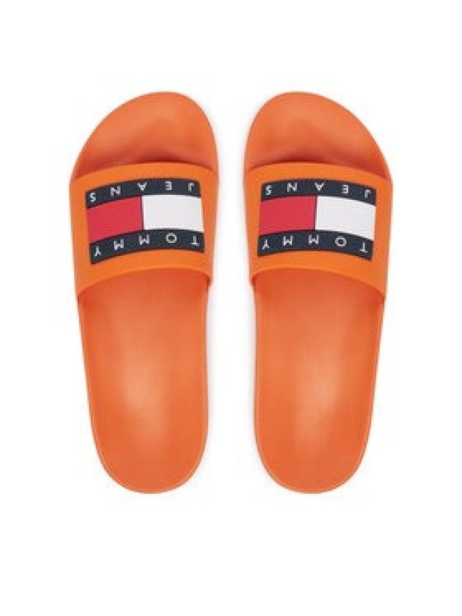 Tommy Jeans Klapki Tommy Jeans Pool Slide Ess EM0EM01191 Pomarańczowy