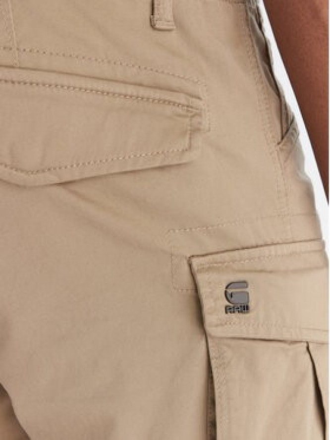 G-Star Raw Szorty materiałowe Rovic Zip D26214-5126 Zielony Relaxed Fit