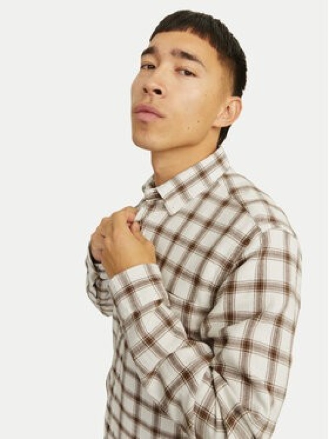 Jack & Jones Koszula Blubrook 12260710 Beżowy Comfort Fit