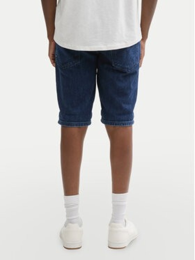 Tom Tailor Denim Szorty jeansowe 1044986 Granatowy Straight Fit